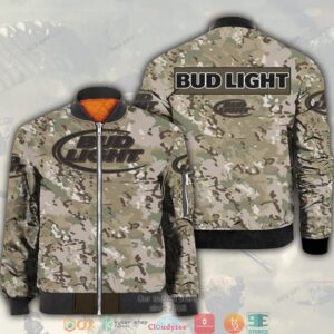 Bud Light Camouflage Bomber Jacket