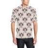 Buffalo Head Pattern Print Design 02 Men Polo Shirt