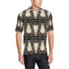 Buffalo Head Pattern Print Design 03 Men Polo Shirt