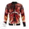 Burning Attack On Titan Casual Bomber Jacket