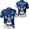 Burrow Scottish Family Crest Scotland Special Polo Shirt - Golf Shirt A7