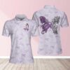 Butterfly Believe Lupus Awareness Polo Shirt #H