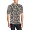 Butterfly Flower Pattern Print Design 07 Men Polo Shirt