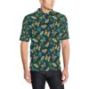 Butterfly Hand Draw Print Pattern Men Polo Shirt