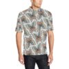 Butterfly Pattern Men Polo Shirt