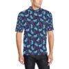 Butterfly Pattern Print Design 011 Men Polo Shirt