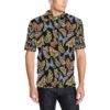 Butterfly Water Color Rainbow Men Polo Shirt