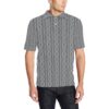 Cable Knit Pattern Print Design 01 Men Polo Shirt