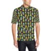 Cactus Neon Style Print Pattern Men Polo Shirt