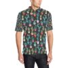 Cactus Pattern Print Design 02 Men Polo Shirt
