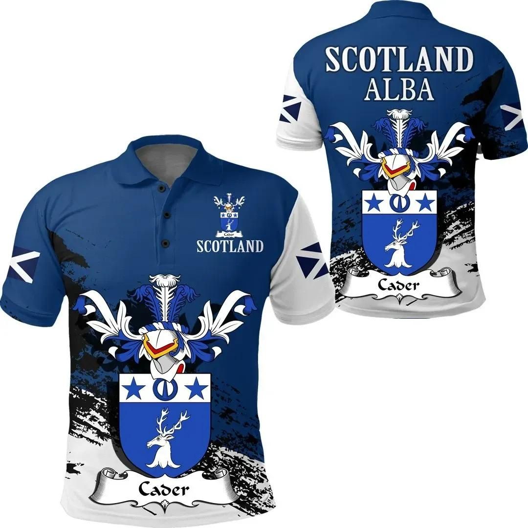 Cader Scottish Family Crest Scotland Special Polo Shirt - Golf Shirt A7 Cader Scottish Family Crest Scotland Special Polo Shirt - Golf Shirt A7