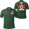 Cadwallon (AP MADOG) Wales Polo Shirt - Welsh National Tartan A7