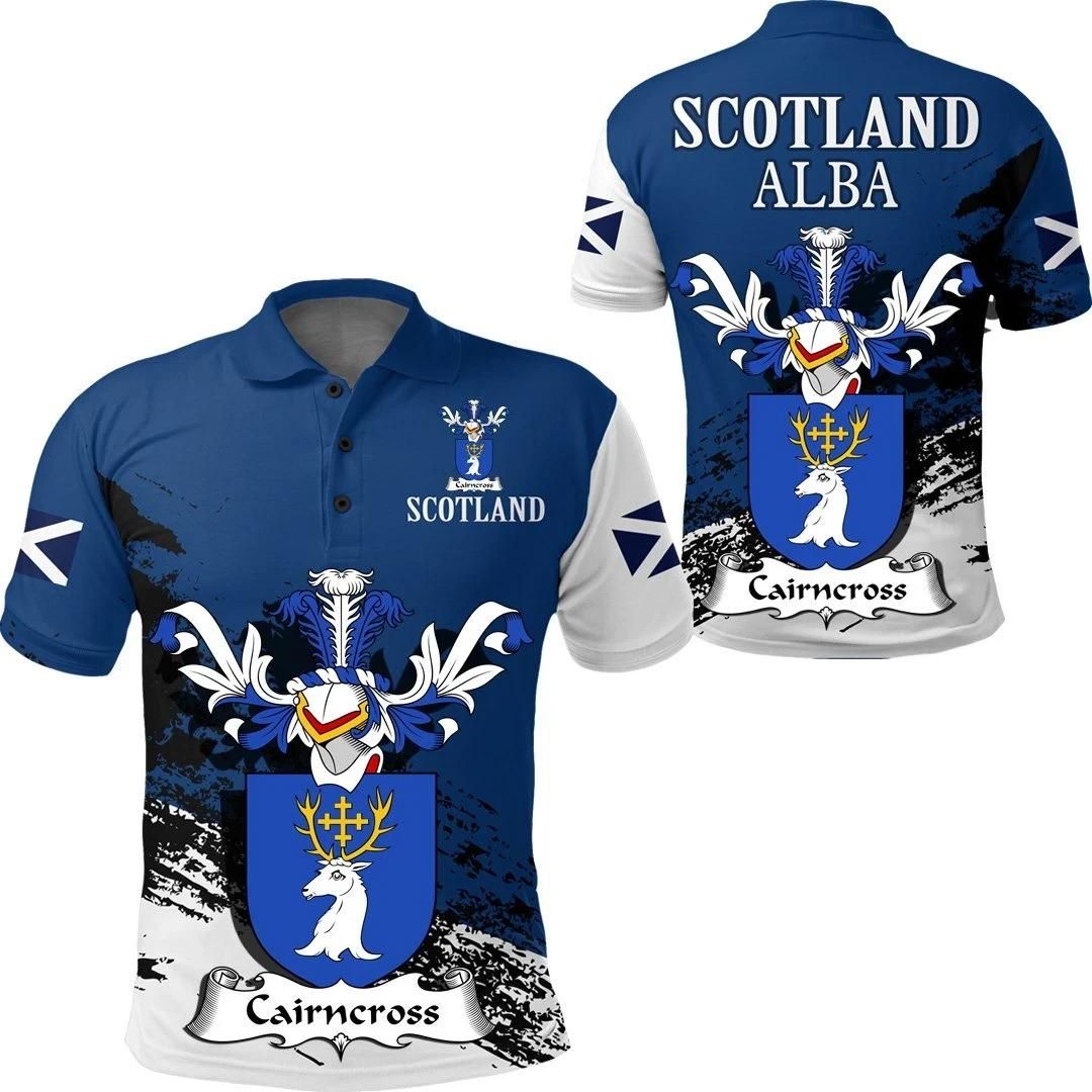 Cairncross Scottish Family Crest Scotland Special Polo Shirt - Golf Shirt A7 Cairncross Scottish Family Crest Scotland Special Polo Shirt - Golf Shirt A7
