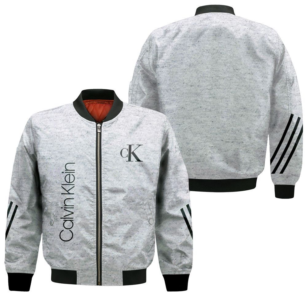 Calvin Klein Three Stripes 3D Bomber Jacket Calvin Klein Three Stripes 3D Bomber Jacket