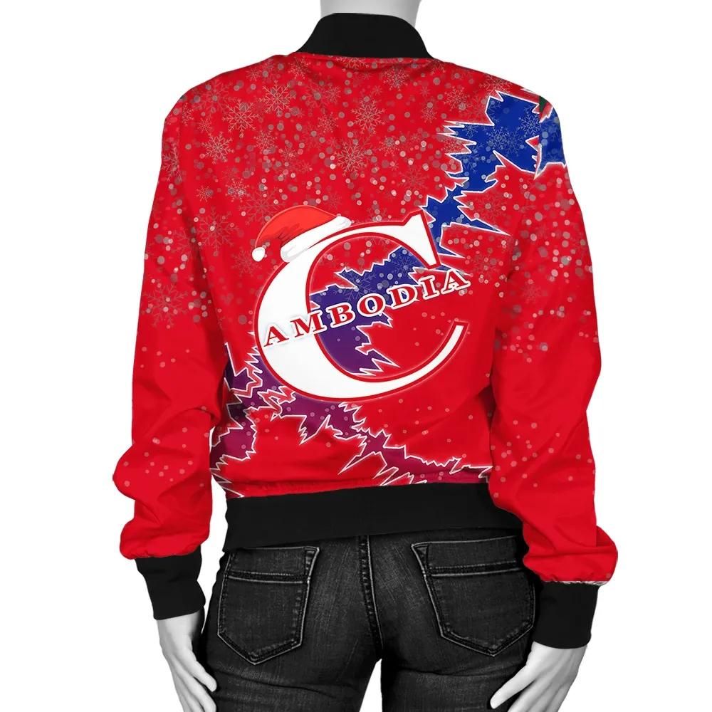Cambodia-Christmas-Coat-Of-Arms-Women-Bomber-Jacket-X-Style-J78-1