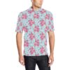 Camellia Pattern Print Design 01 Men Polo Shirt