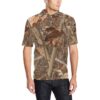 Camo Realistic Tree Forest Autumn Print Men Polo Shirt