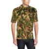 Camo Realistic Tree Forest Texture Print Men Polo Shirt