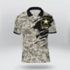 Camo Us Army Crack Polo Shirt