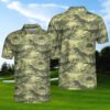 Camouflage Dinosaur Pattern Polo Shirt