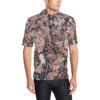 Camouflage Realistic Tree Leaf Print Men Polo Shirt