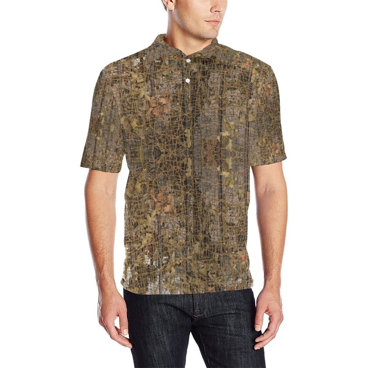 Camouflage Realtree Pattern Print Design 01 Men Polo Shirt Camouflage Realtree Pattern Print Design 01 Men Polo Shirt