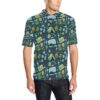 Camping Pattern Print Design 02 Men Polo Shirt