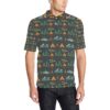 Camping Tent Pattern Print Design 03 Men Polo Shirt