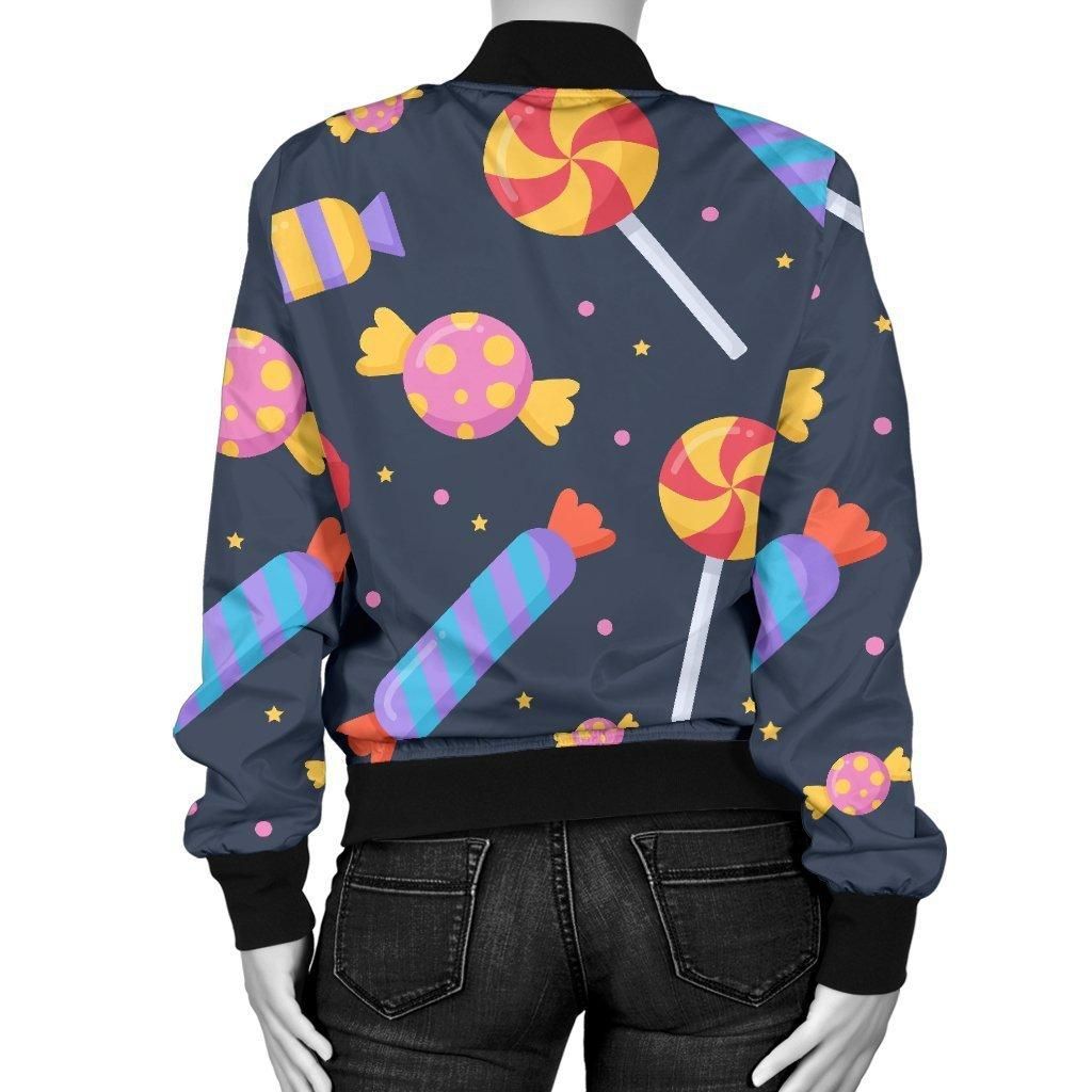 Candy-Pattern-Print-Women-Casual-Bomber-Jacket-2
