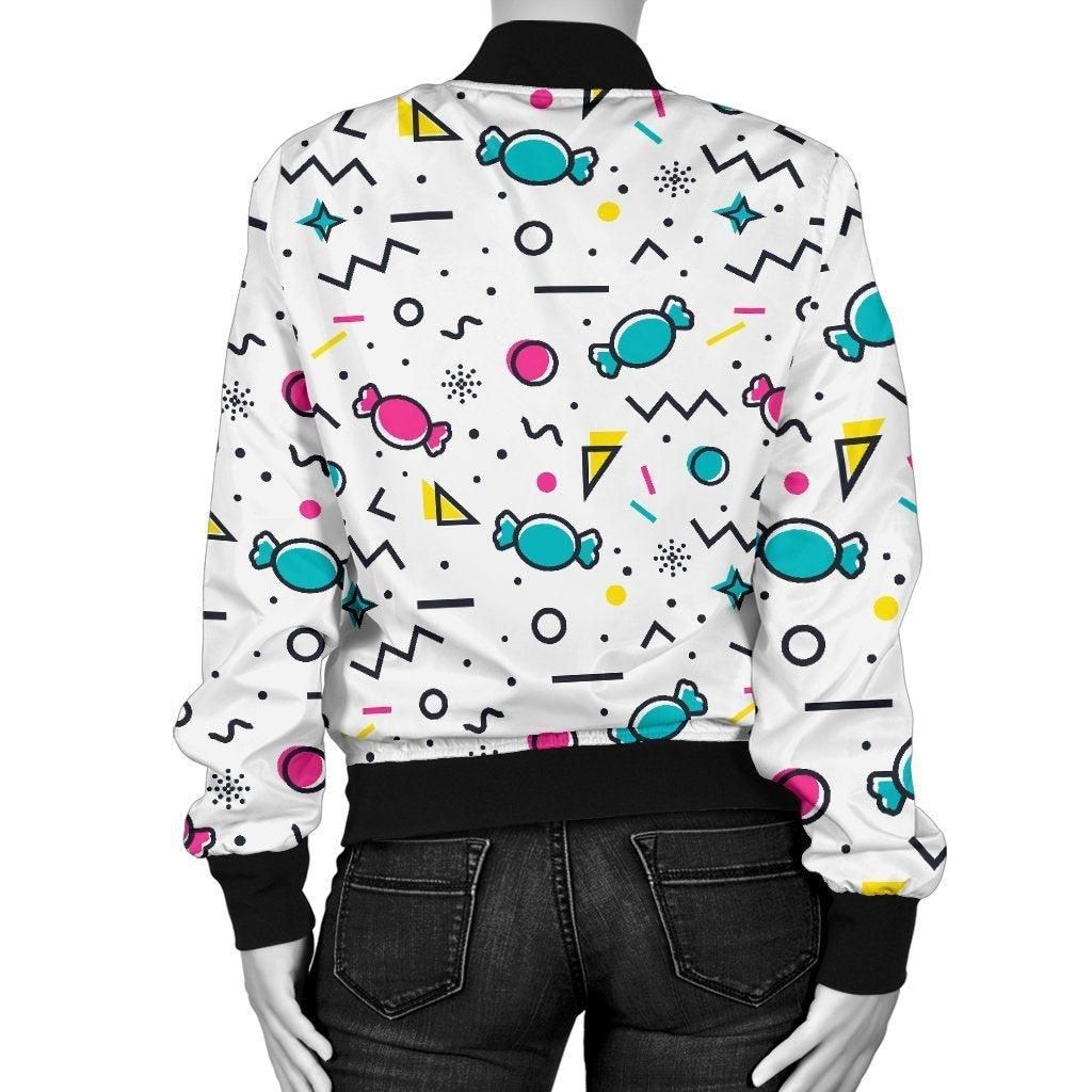 Candy-Print-Pattern-Women-Casual-Bomber-Jacket-2