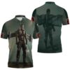 Captain America And The Winter Soldier Become Real Warrior Polo Shirt