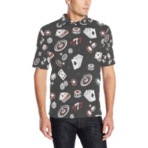 Casino Pattern Print Design 02 Men Polo Shirt
