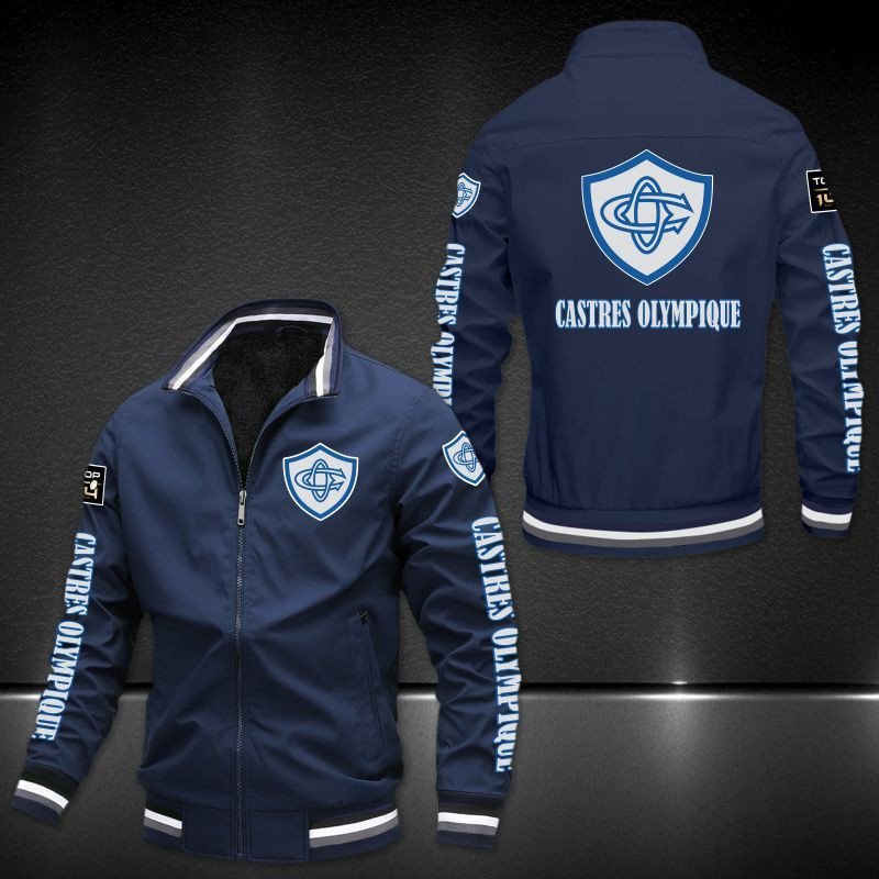 Castres Olympique 3D Bomber Jacket Castres Olympique 3D Bomber Jacket