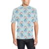 Cattle Happy Pattern Print Design 03 Men Polo Shirt
