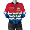 Cayman Islands Women Bomber Jacket Coat of Arms K4 Bomber Jacket