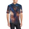 Celestial Milky Way Galaxy Men Polo Shirt