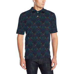 Celestial Pattern Print Design 06 Men Polo Shirt
