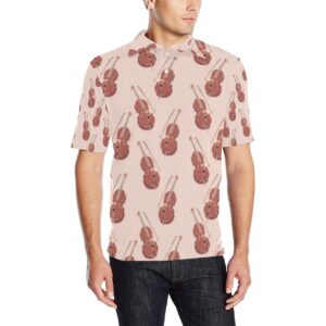 Cello Pattern Print Design 03 Men Polo Shirt