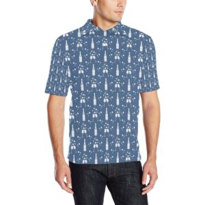 Champagne Pattern Print Design 05 Men Polo Shirt