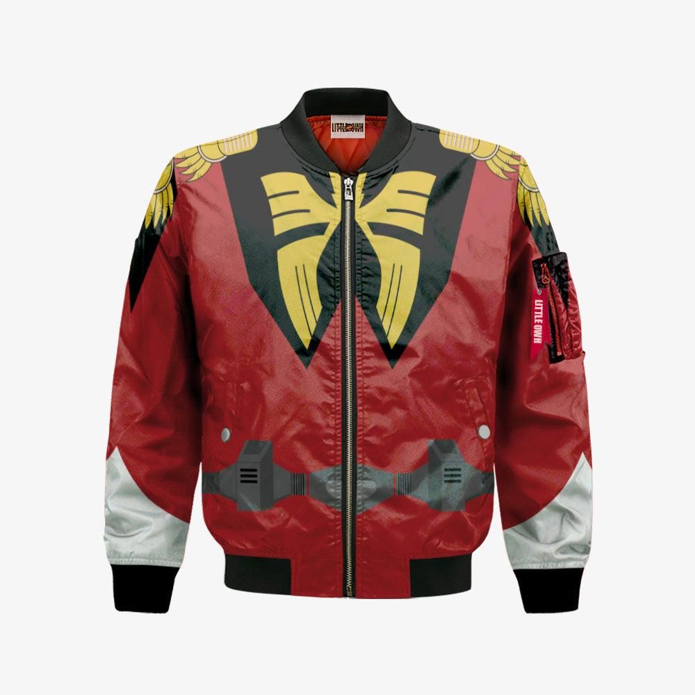 Char Aznable Bomber Jacket Custom Gundam Cosplay Costumes Bomber Jacket Char Aznable Bomber Jacket Custom Gundam Cosplay Costumes Bomber Jacket