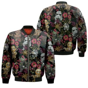 Characters Chibi Style Stormtrooper C3Po For Fan Tropical 3D Printed Hawaii Shirt 3D Bomber Jacket