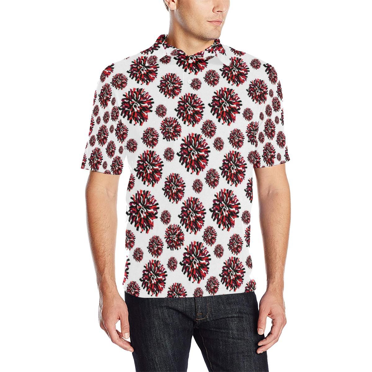 Cheerleader Pattern Print Design 01 Men Polo Shirt Cheerleader Pattern Print Design 01 Men Polo Shirt