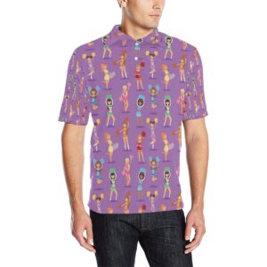 Cheerleader Pattern Print Design 02 Men Polo Shirt