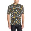 Cheese Pattern Print Design 03 Men Polo Shirt