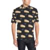 Cheesecake Blueberry Pattern Print Design Ck01 Men Polo Shirt