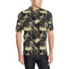 Cheetah Pattern Print Design 04 Men Polo Shirt