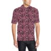 Cheetah Pink Pattern Print Design 01 Men Polo Shirt