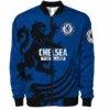 Chelsea The Blues Logo 3D Bomber Jacket