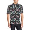 Chemical Pattern Print Design 06 Men Polo Shirt