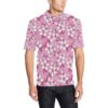 Cherry Blossom Pattern Print Design Cb02 Men Polo Shirt